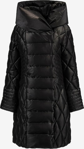 GUESS Winter Jacket in Black: front