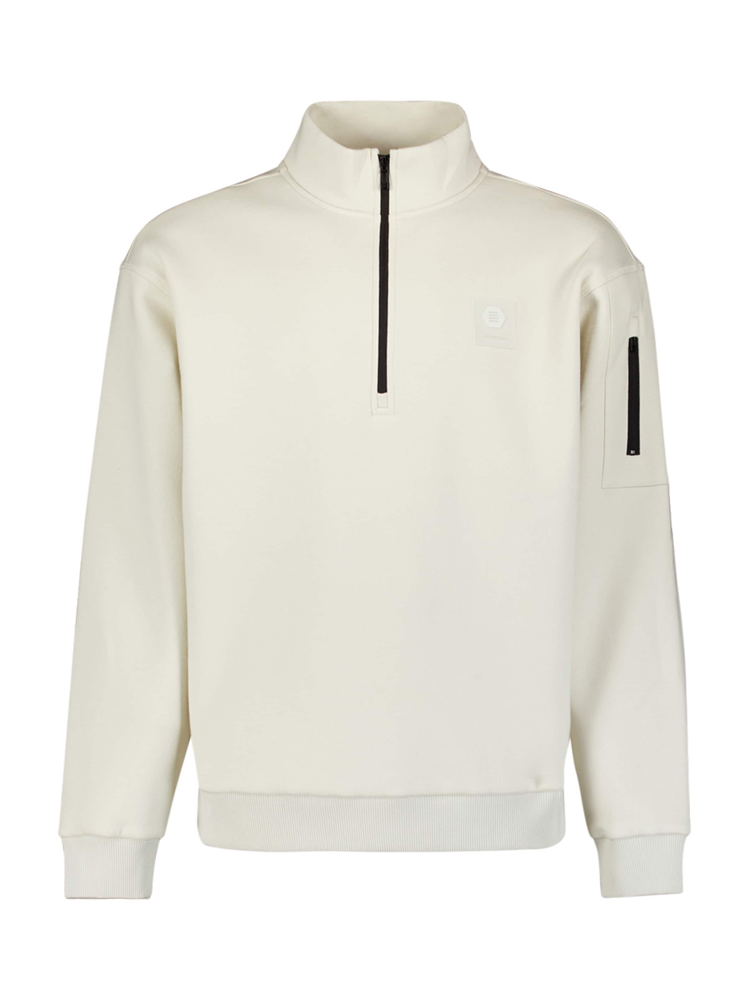 Sweat-shirt No Excess en blanc : devant