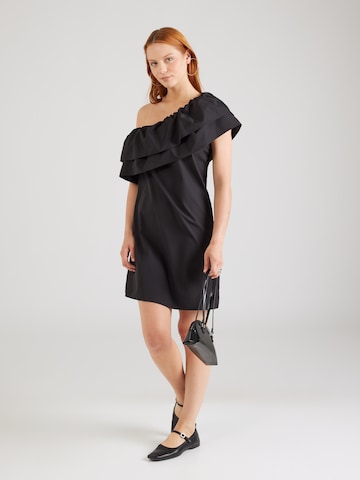 Robe OBJECT en noir : devant
