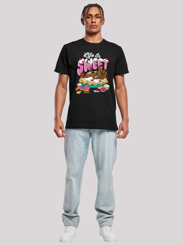 T-Shirt 'Life Is Sweet' F4NT4STIC en noir