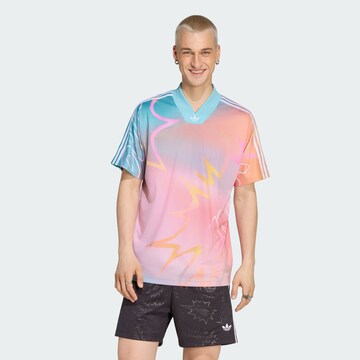 ADIDAS ORIGINALS Shirt in Orange: front
