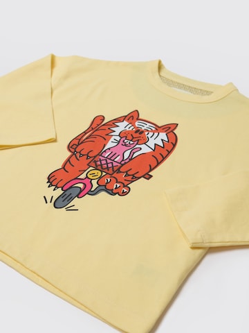 Maru + Bo Shirts 'PEDAL FASTER GRAPHIC' i gul