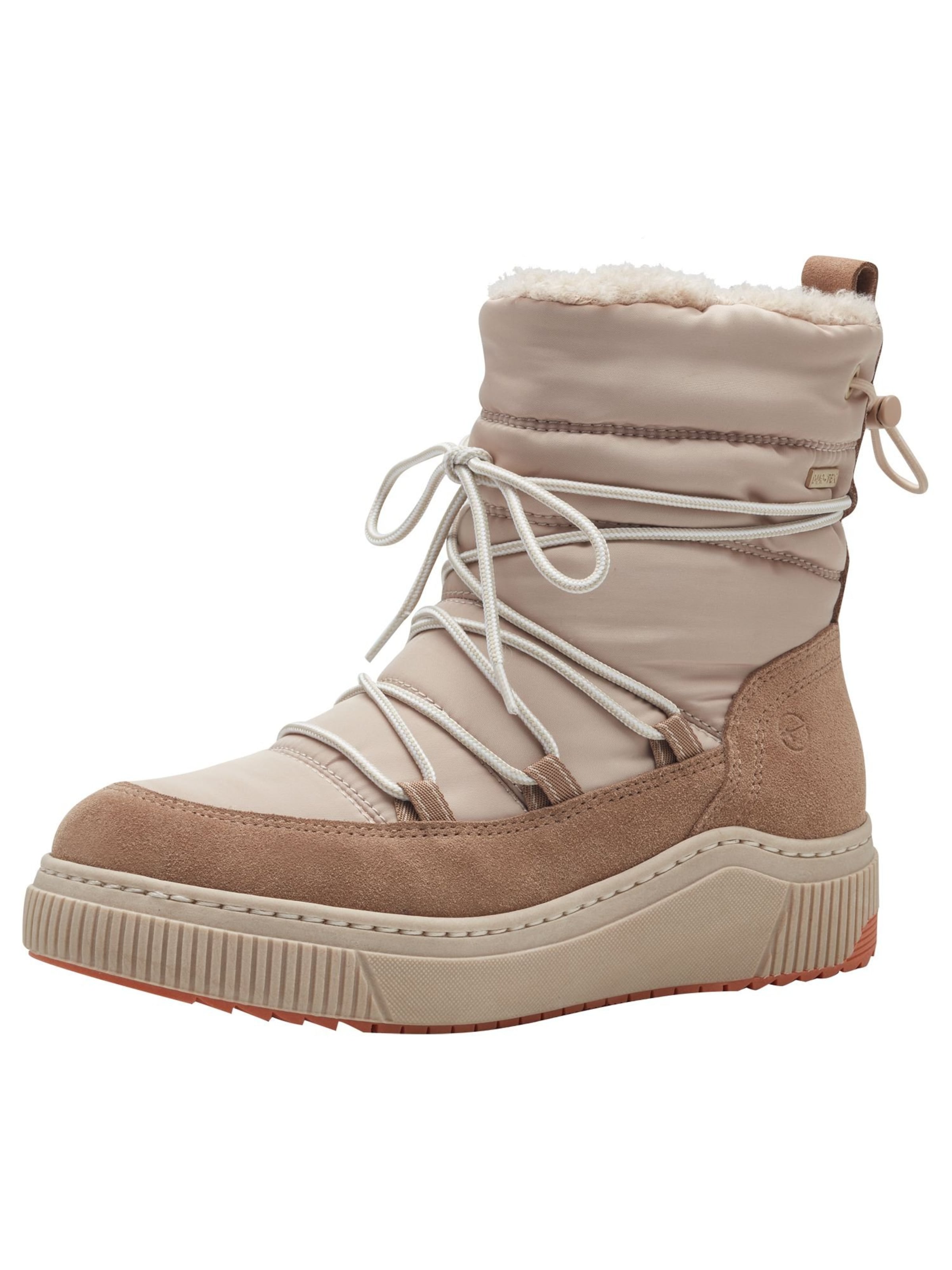 Tamaris Snow boots in Beige: front