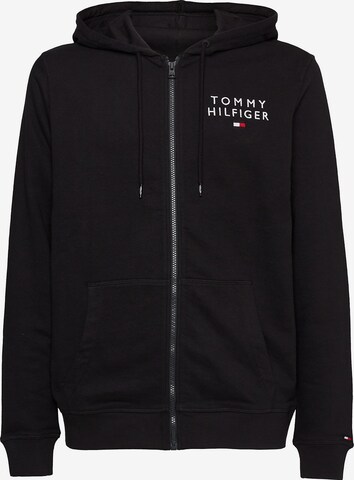 Veste de survêtement Tommy Hilfiger Underwear en noir : devant