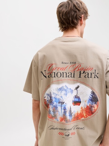 T-Shirt JACK & JONES en beige