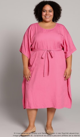Ulla Popken Kleid 5XL in Pink: Vorderseite