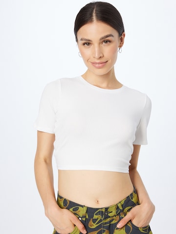 Monki T-shirt i vit