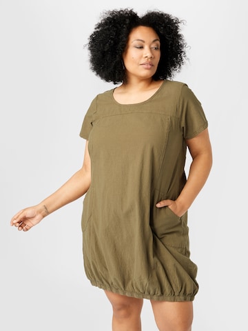 Robe 'Jeasy' Zizzi en vert : devant