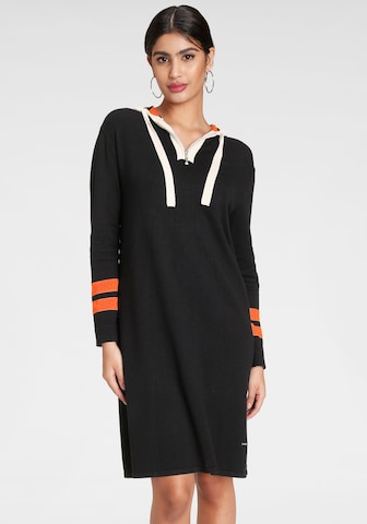 BRUNO BANANI Knitted dress in Black: front