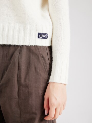 Superdry Sweater 'ESSENTIAL' in White