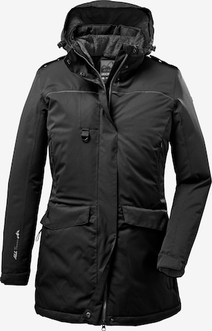 KILLTEC - Chaqueta de montaña 'Ostfold' en negro: frente