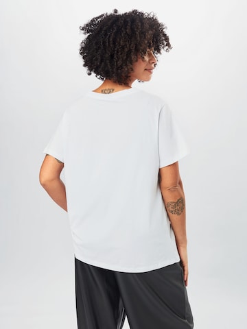 KAFFE CURVE Shirt 'Lonie' in Weiß
