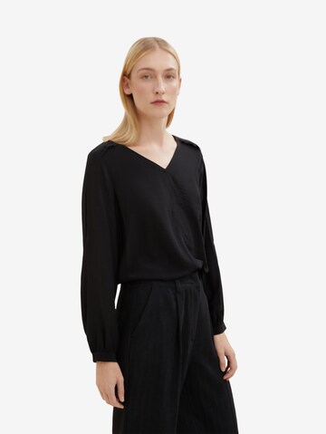 TOM TAILOR - Blusa en negro