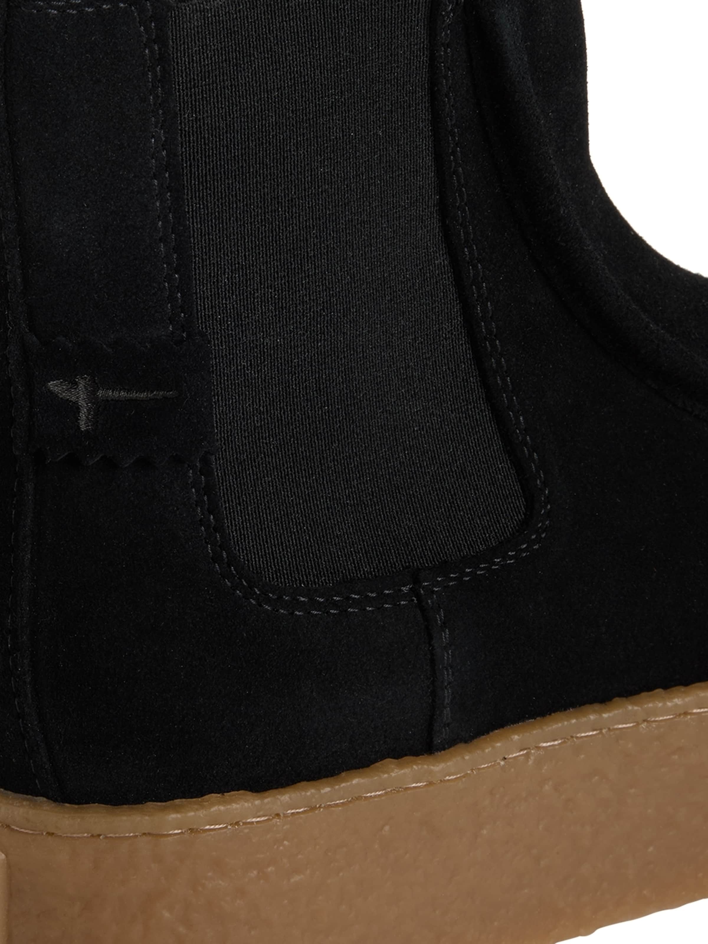 Tamaris Chelsea boots in Zwart