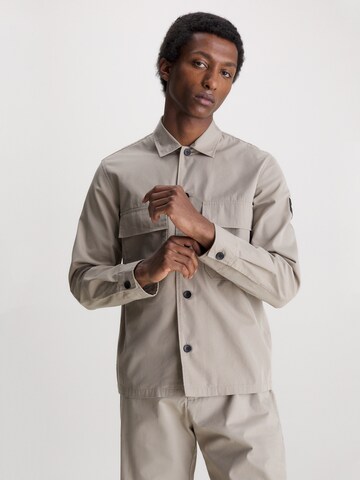 Calvin Klein Between-Season Jacket in Grey: front