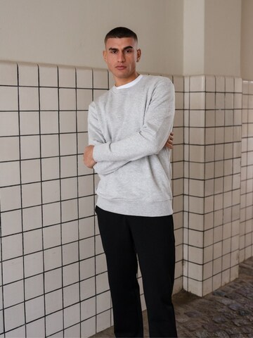 TEESHOPPEN Svetr ' Sweatshirt Crewneck ' – šedá