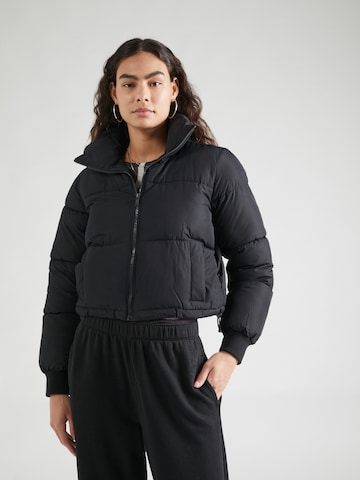 Veste mi-saison HOLLISTER en noir : devant