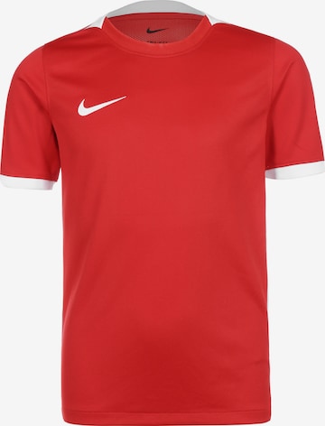 T-Shirt fonctionnel NIKE en rouge : devant