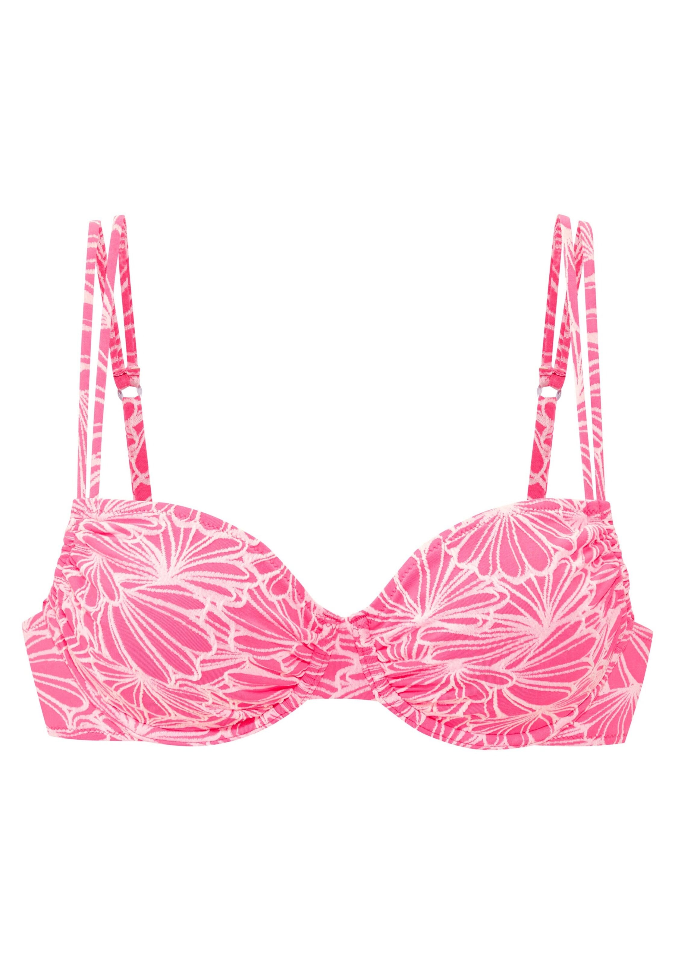 rožinė VENICE BEACH Marškinėliai Bikinio viršutinė dalis: priekis