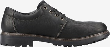 Chaussure à lacets Rieker en noir