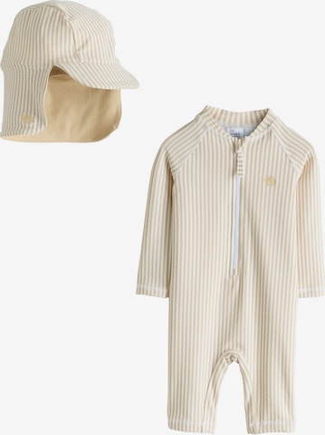 Next Urheilullinen uima-asu värissä beige: etupuoli