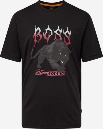 BOSS Shirt 'Pantera' in Zwart: voorkant