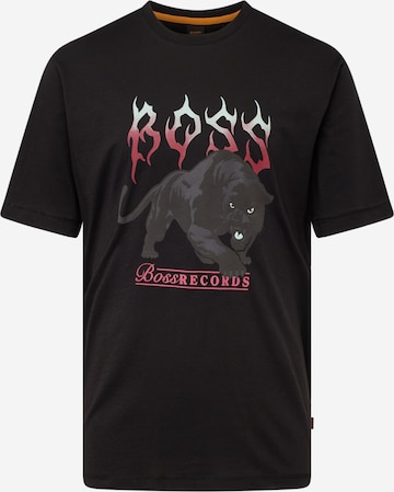 BOSS Orange Shirt 'Pantera' in Black: front