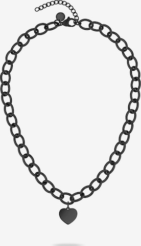 Liebeskind Berlin Necklace 'My Heart' in Black: front