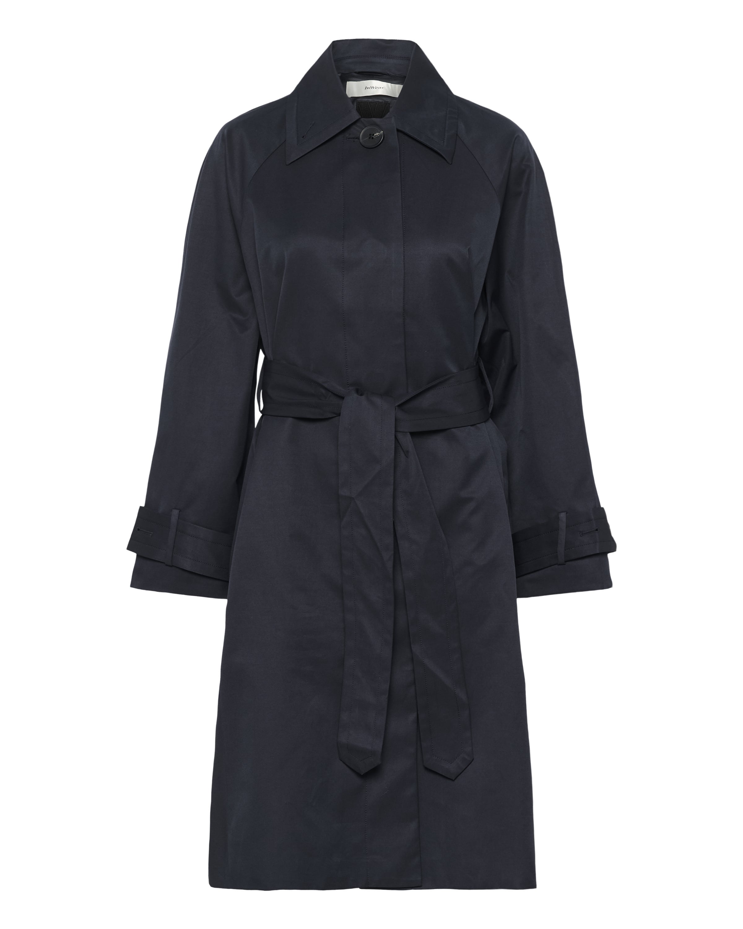 InWear Between-seasons coat in Black: front