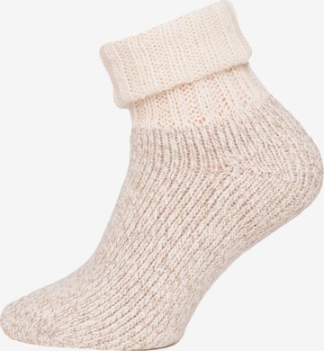 HomeOfSocks Socks 'HOS459' in Beige: front