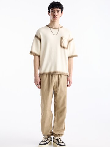 Pull&Bear Tapered Hose in Braun