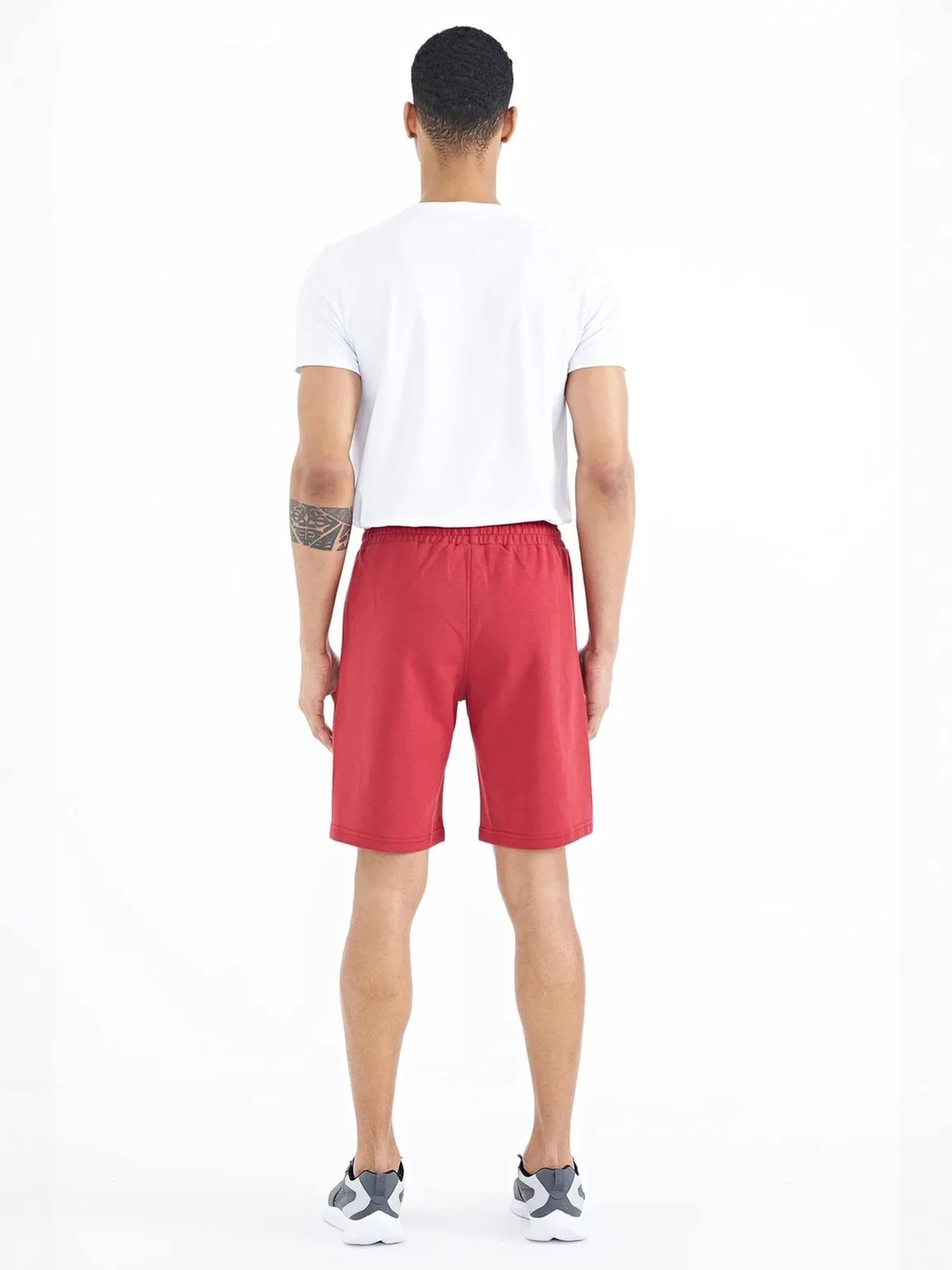 Regular Pantalon Tommy Life en rouge
