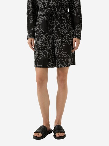 BOGNER Loosefit Hose 'Cinzia' in Schwarz: Vorderseite