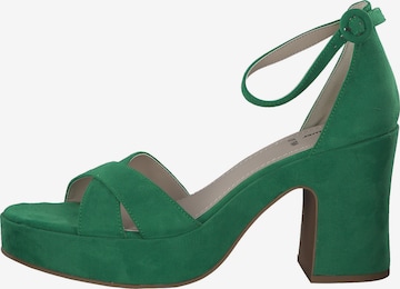 s.Oliver Strap Sandals '28318' in Green