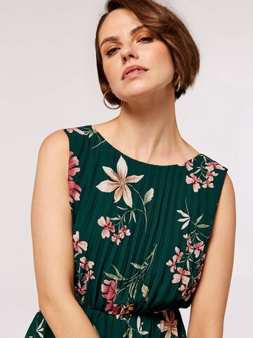 Apricot Summer Dress in Green