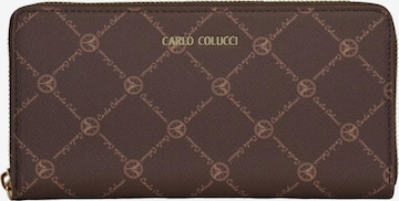 Carlo Colucci Wallet 'Cherici' in Brown: front