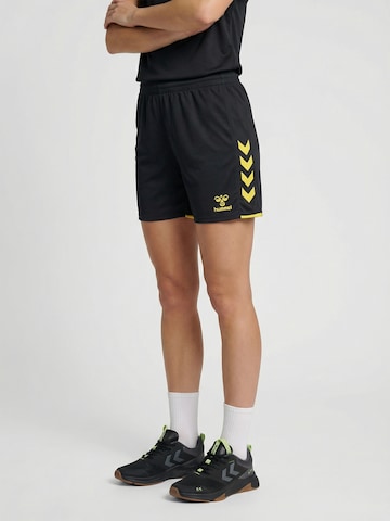 Regular Pantalon de sport 'Core 2.0' Hummel en noir : devant