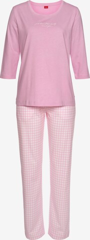 s.Oliver Pyjama in Roze: voorkant