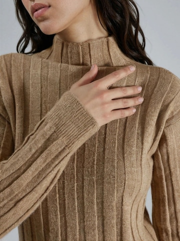 My fashion Knit dress 'Strickkleider' in Beige
