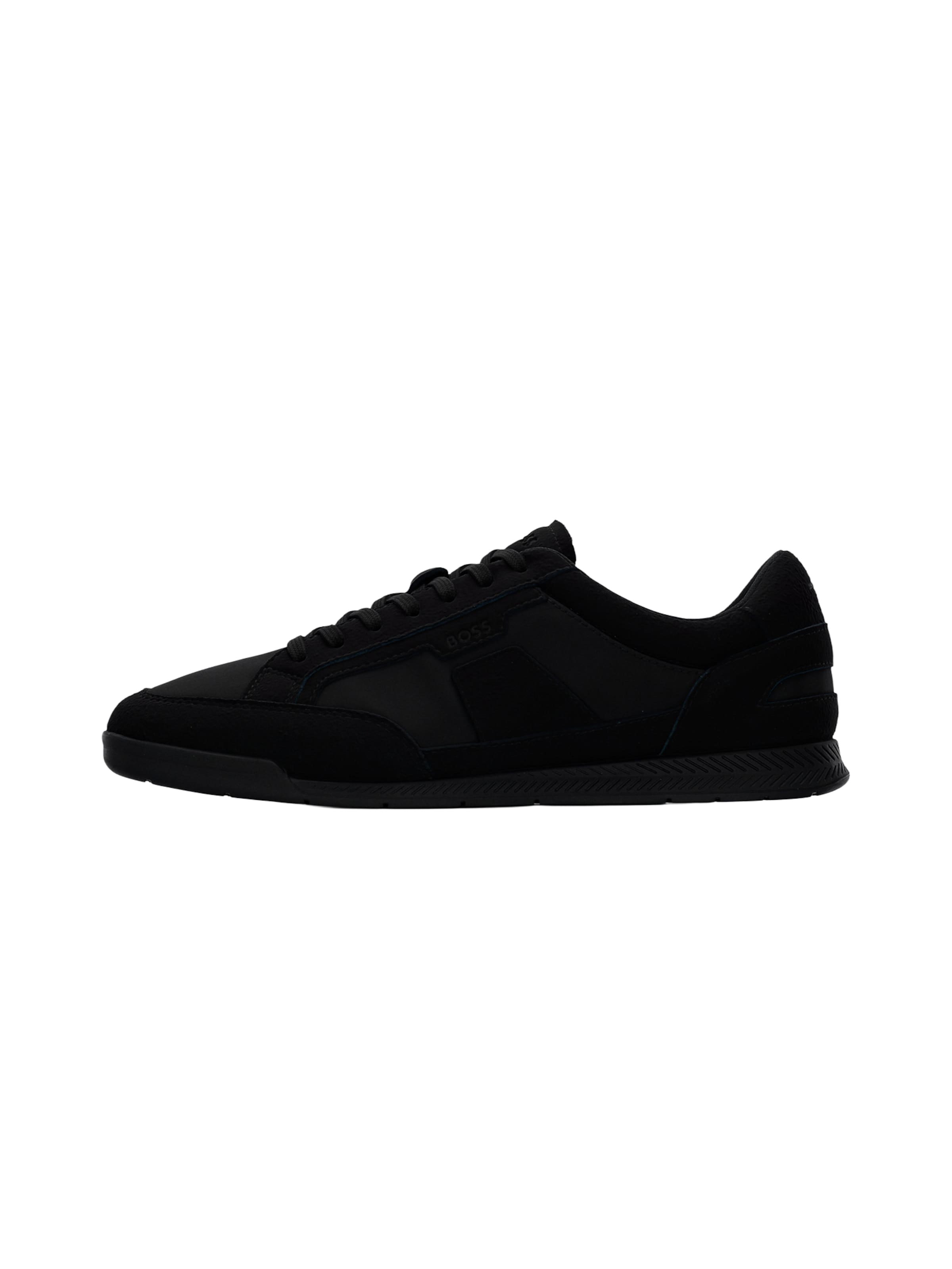 BOSS - Zapatillas deportivas bajas 'Nitan' en negro: frente