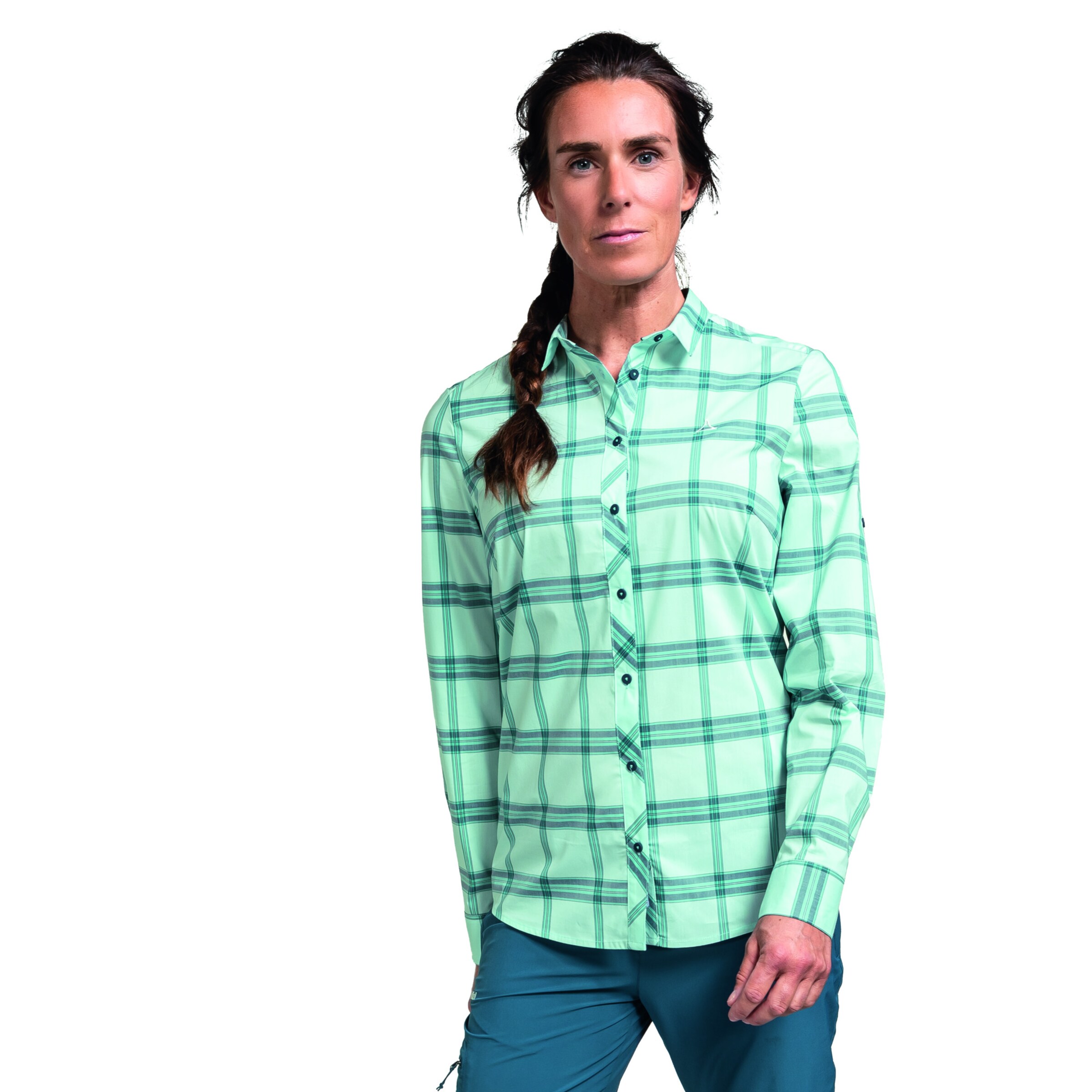 Schöffel - Blusa funcionais em verde: frente