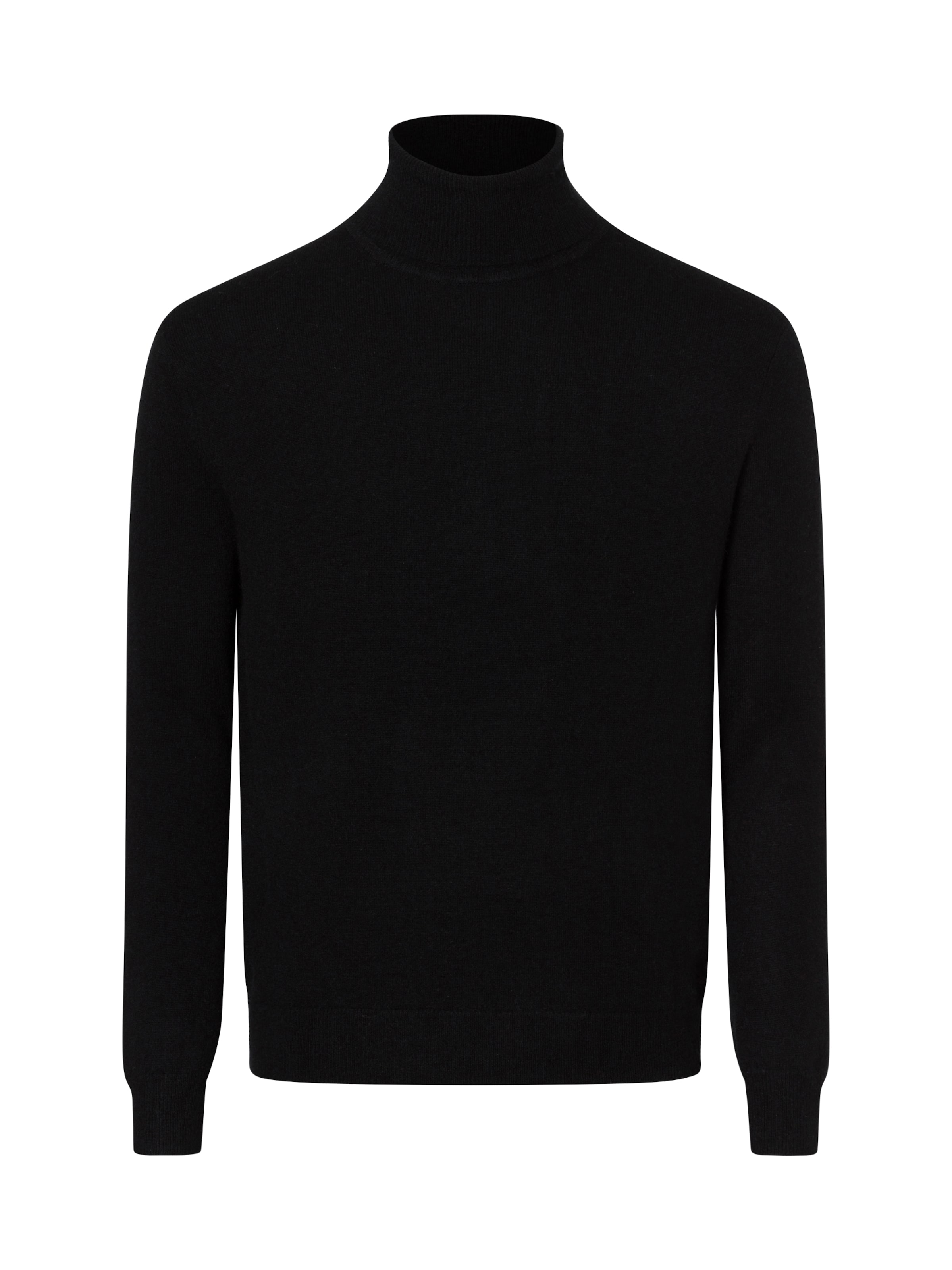 Andrew James Pure Cashmere Pullover in Schwarz: Vorderseite