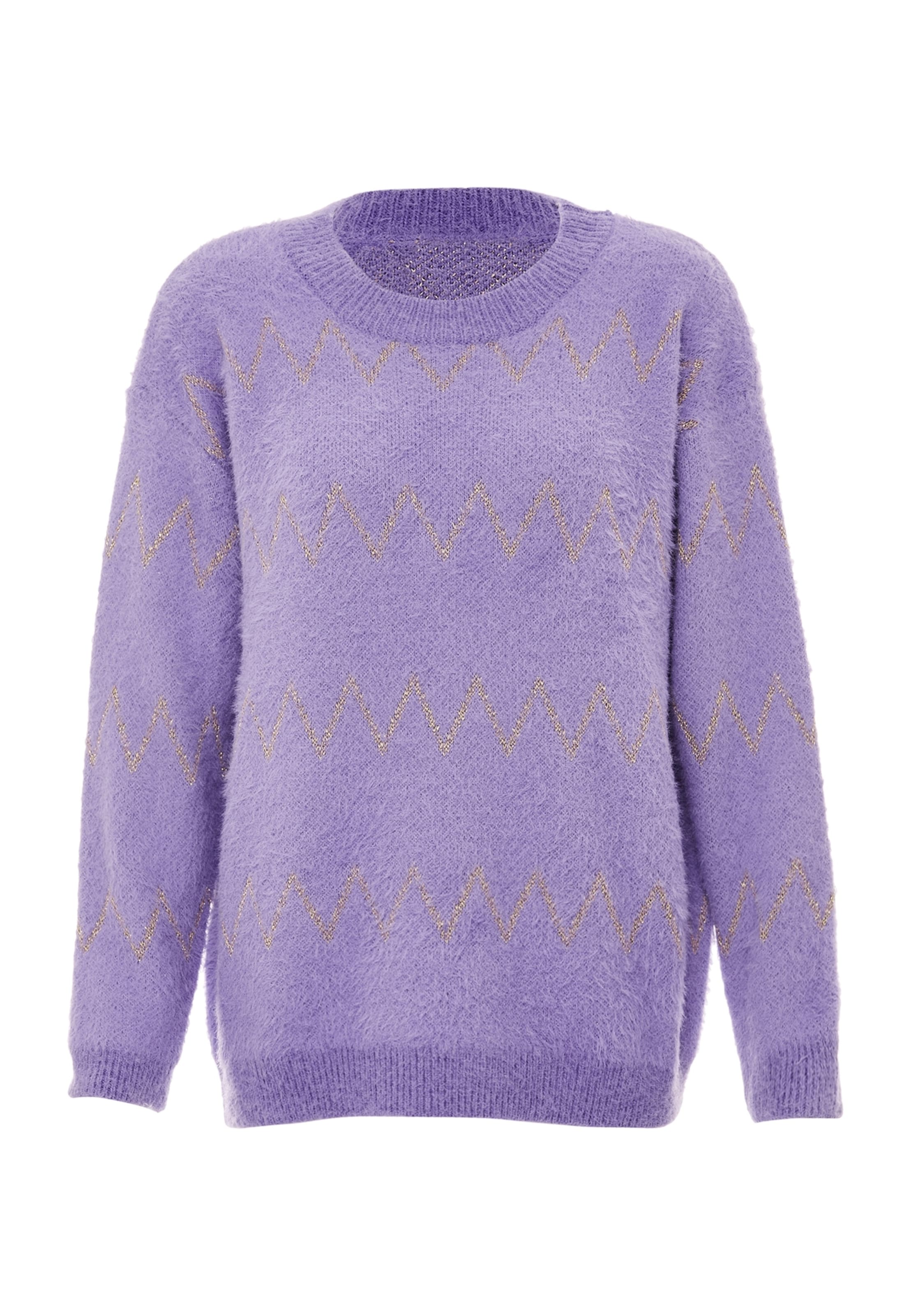 ebeeza Sweater in Purple: front