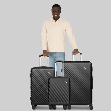 CHECK.IN Kofferset 'Paradise 2.0' in Zwart