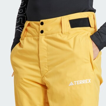 Regular Pantalon outdoor 'Xperior 2L' ADIDAS TERREX en jaune