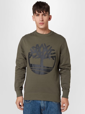 TIMBERLAND - Sweatshirt em verde: frente