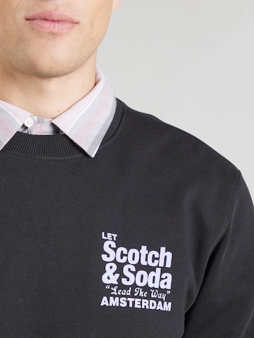 SCOTCH & SODA Sweatshirt in Zwart