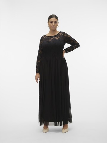 Vero Moda Curve Evening Dress 'ABIGAIL' in Black: front