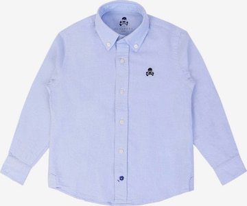 Coupe regular Chemise Scalpers en bleu : devant