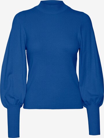 VERO MODA Sweater 'HOLLY KARIS' in Blue: front
